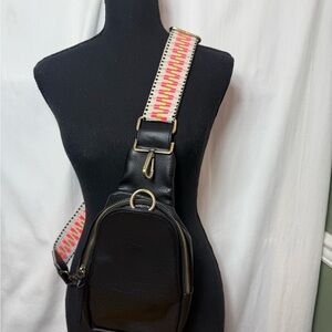 Anthropologie Urban Originals Black Crossbody